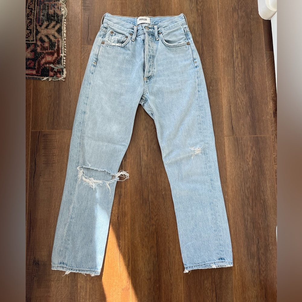 AGolde light denim jeans Size 23 - Riley style